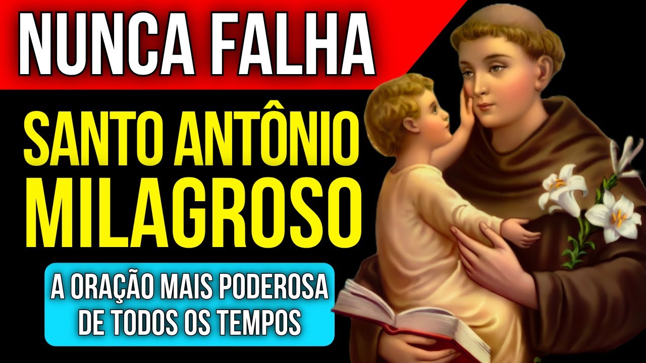 SANTO ANTÔNIO DE PÁDUA NUNCA FALHA | Ouça por 3 Noites esta Oração de São Antônio e Veja Acontecer
