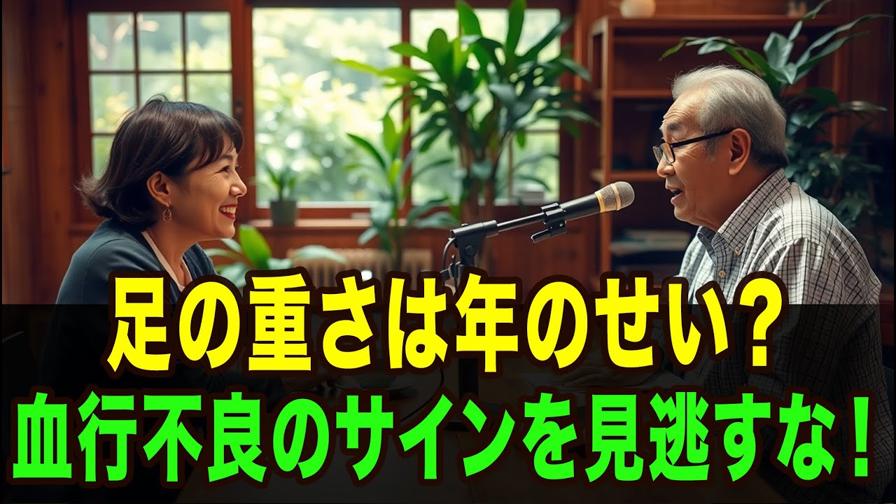 足の重さは年のせい？血行不良のサインを見逃すな！