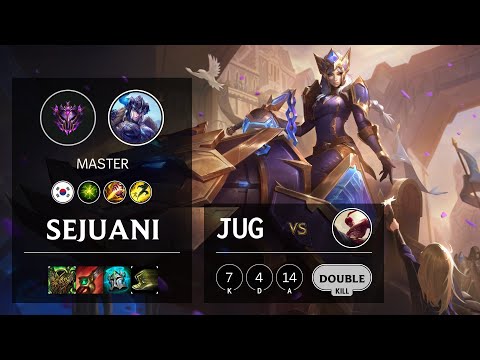 Sejuani Jungle vs Lee Sin - KR Master Patch 10.14