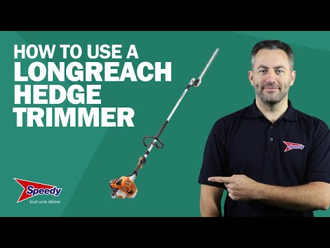 How to Use a Long Reach Hedge Trimmer Correctly and Safely | Speedy Services
