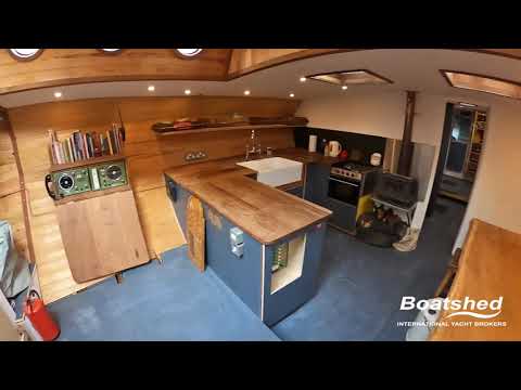 Dutch Schokker Barge 17m with London mooring  - Boatshed - Boat Ref#277546