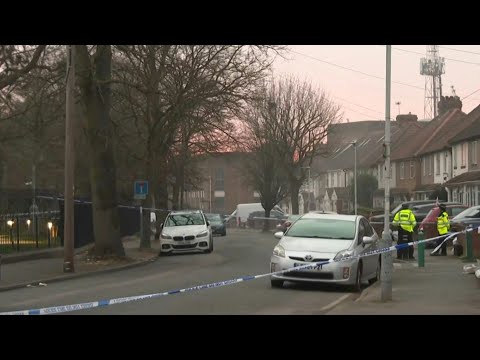 Police cordon off area near London's Heathrow Airport where fire erupted | AFP