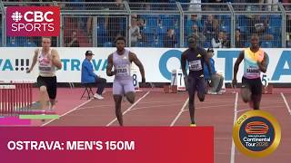 WORLD RECORD set in men's 150m at Continental Tour stop in Ostrava | #CBCSports
