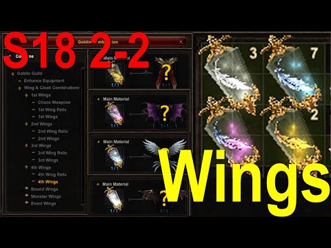 Season 18 2-2 ​​Create Wings Evo 1 2 3 4 Mu Online MuMoradito