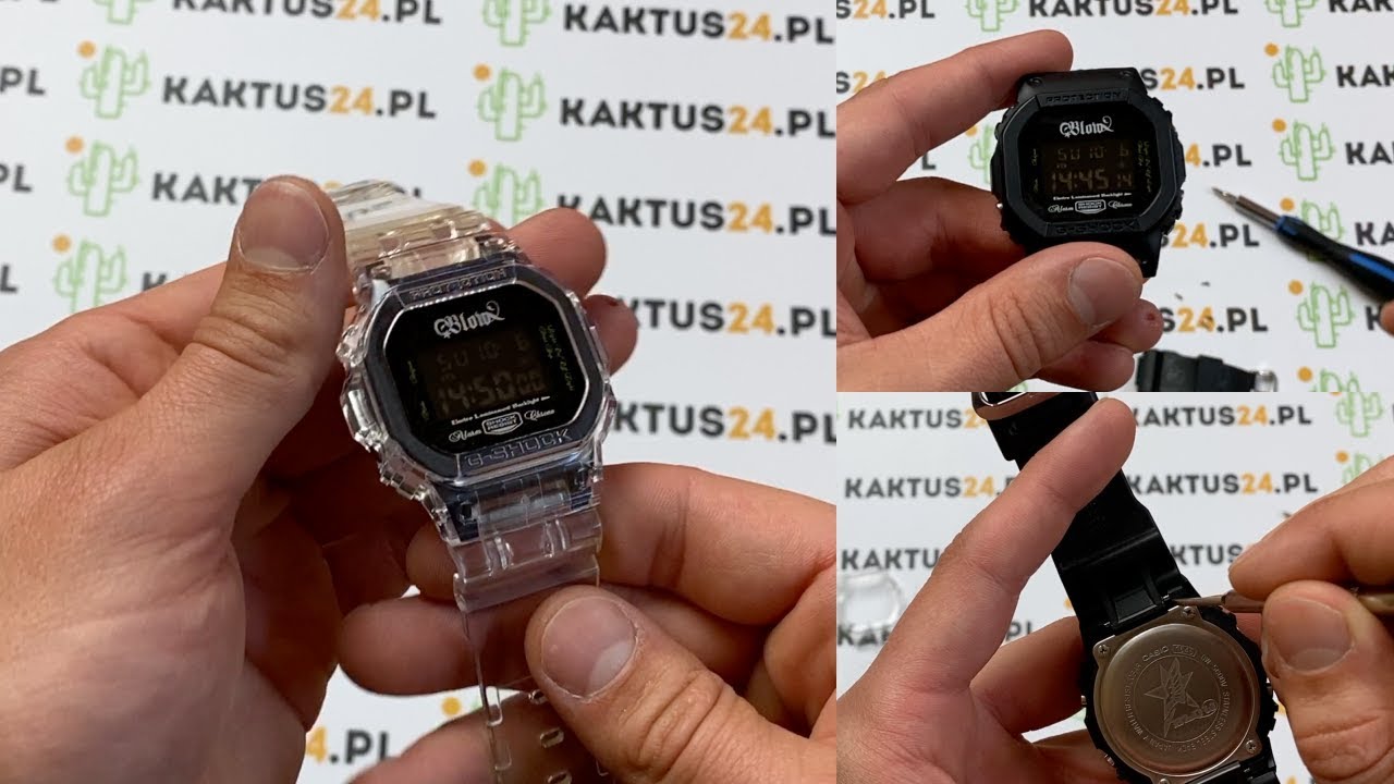 Wymiana paska i bezela Casio G-SHOCK DW-5600