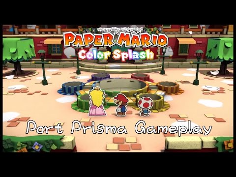 [Paper Mario Color Splash] Intro cinematic & Port Prisma Gameplay
