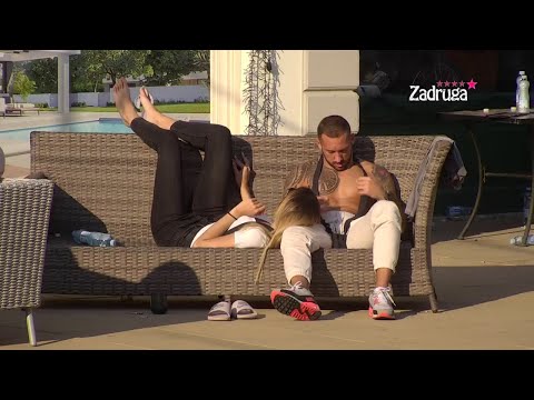 Zadruga 5 - Dino i Mia uživaju u sunčanom danu - 28.10.2021.