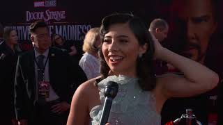 Xochitl Gomez Interview Doctor Strange in the Multiverse of Madness Premiere Red Carpet