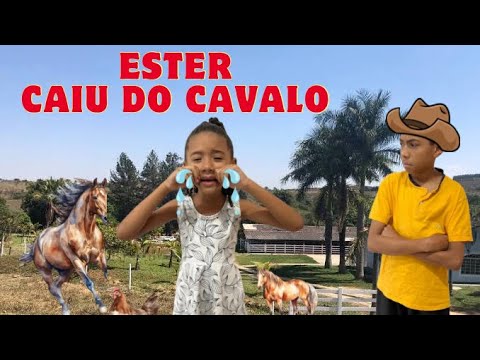 ESTER CAIU DO CAVALO 😱🤦🏻‍♂️TIVEMOS QUE CHAMA AMBULÂNCIA  PRA ELA 😭 passou muito mal