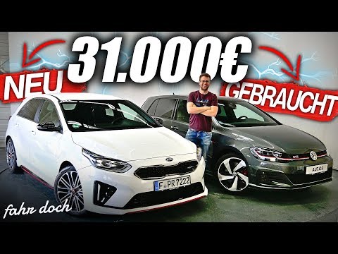 GEBRAUCHT oder NEU? VW GOLF GTI Performance vs KIA CEED GT Vergleich | Fahr doch