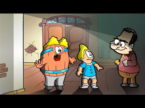 O Casarão Abandonado - Desenho Infantil com Fantasma e Lobisomem