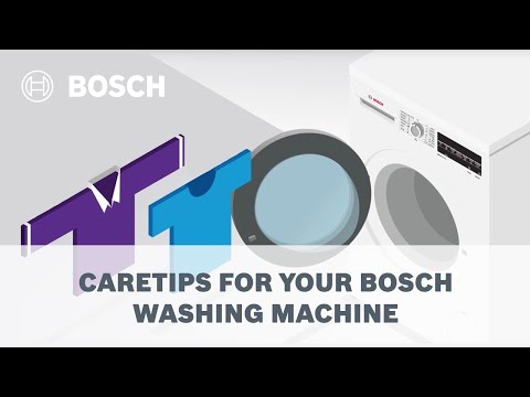 Caretips for your Bosch Washing Machine