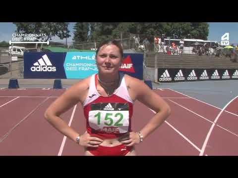 Championnats de France CA/JU 2022 - 100 Haies JUF Finale (Malorie Jué DQ)