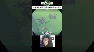 【驚愕】絶対岩に潰されたやん!!ｗ #shorts  #totk   #切り抜き