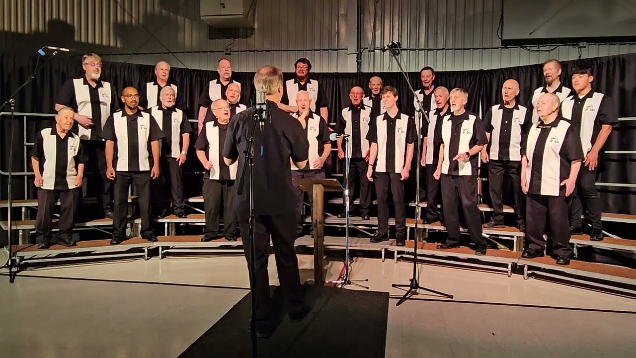 The Spirit of St Louis Chorus performing at the Spring Show 2025 in De Soto, MO.