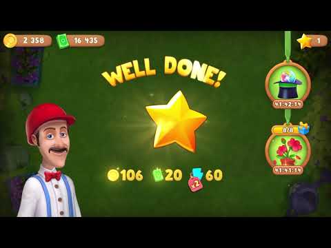 Gardenscapes  Level 2437 With No Boosters - Swamp Adventure: Collect Apples, Attract a Hedgehog...