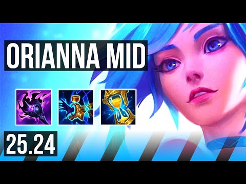 ORIANNA vs YASUO (MID) | Perfect KDA: 9/0/11 | KR Master | 25.24