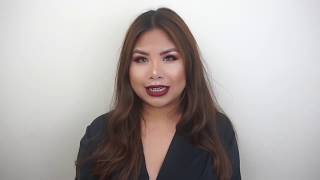 Cranberry Eyes + Bold Lips | Morphe 35F ft Stila Ricco