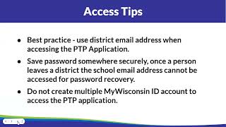 PTP Application Access TA Video