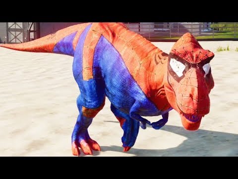 NEW SUPER HERO MOD!!! IRON MAN, SPIDER MAN, WOLVERINE, BATMAN (JURASSIC WORLD EVOLUTION)