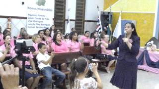 preview picture of video 'Cantora Sofia Cardoso no  Congresso do Circulo de Oração IEADERP Barrinha- SP'