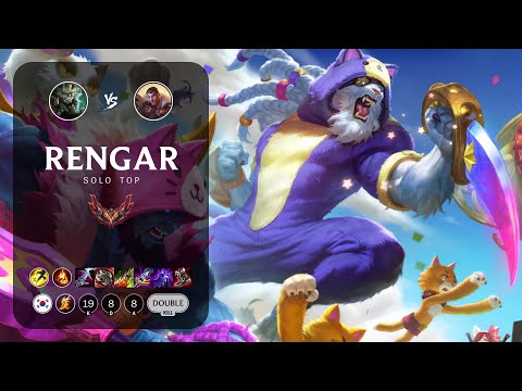 Rengar Top vs Jayce - KR Grandmaster Patch 13.8