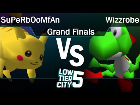 LTC 5 - PG | SuPeRbOoMfAn (Pikachu) vs Frys | Wizzrobe (Yoshi) Grand Finals - SSB64