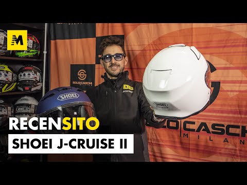 Shoei J-Cruise II. Fiberglass jet helmet.