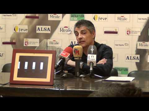 Rueda de prensa Reale ADEMAR Leon - Bm. Naturhouse La Rioja Isidoro Martínez Carlos Ruesga