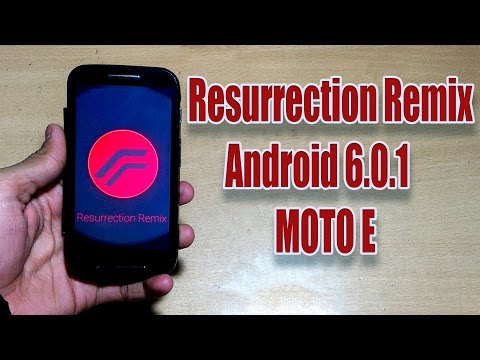 How to Install Android 6.0.1 Resurrection Remix Rom in MOTO E