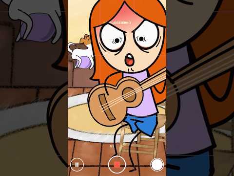 tentando gravar em casa 🤣 #humor #desenho #comedia #animação #desenhoanimado