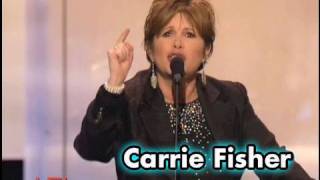 Carrie Fisher Roasts George Lucas at AFI Life Achievement Award
