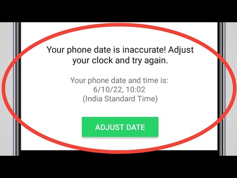 Whatsapp Fix Your Phone Date Is Inaccurate Adjust Your Clock And Try Again