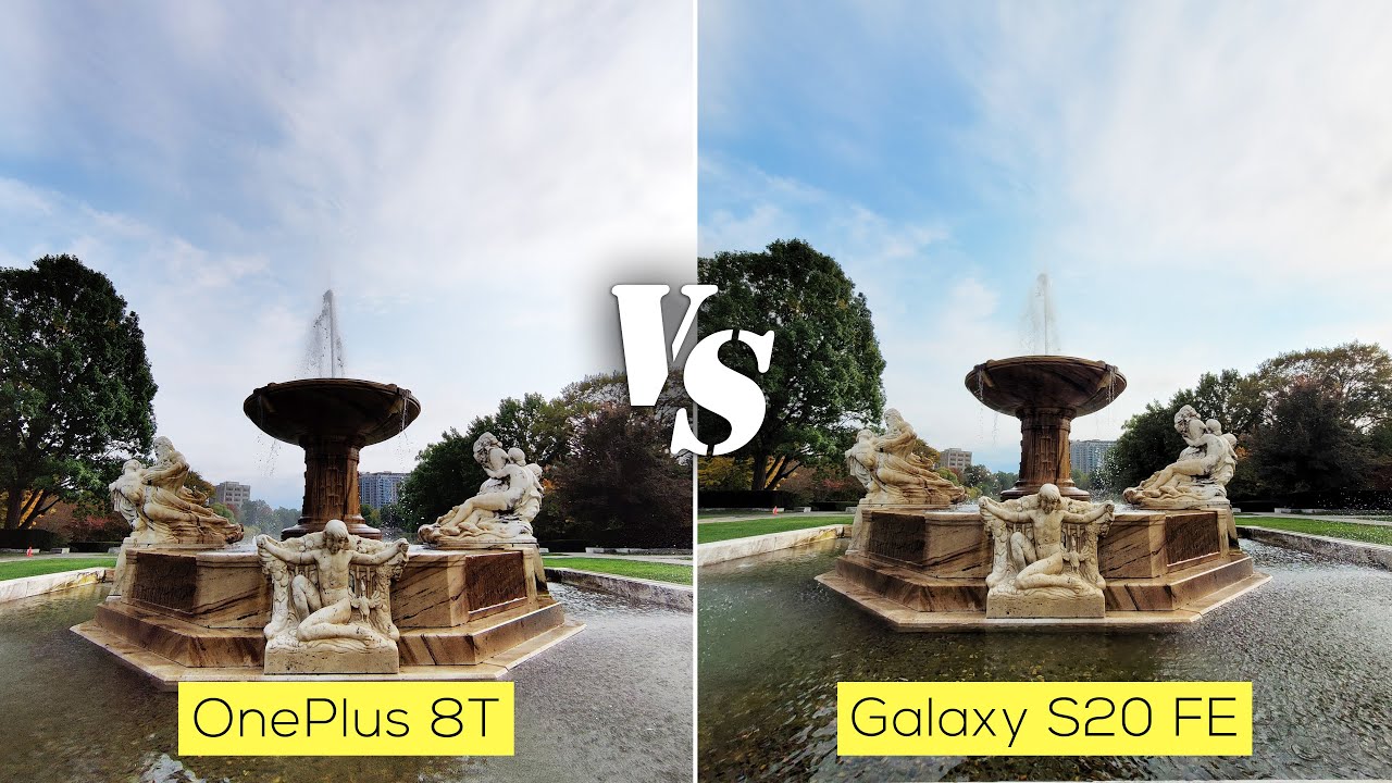 OnePlus 8T versus Samsung Galaxy S20 FE camera comparison