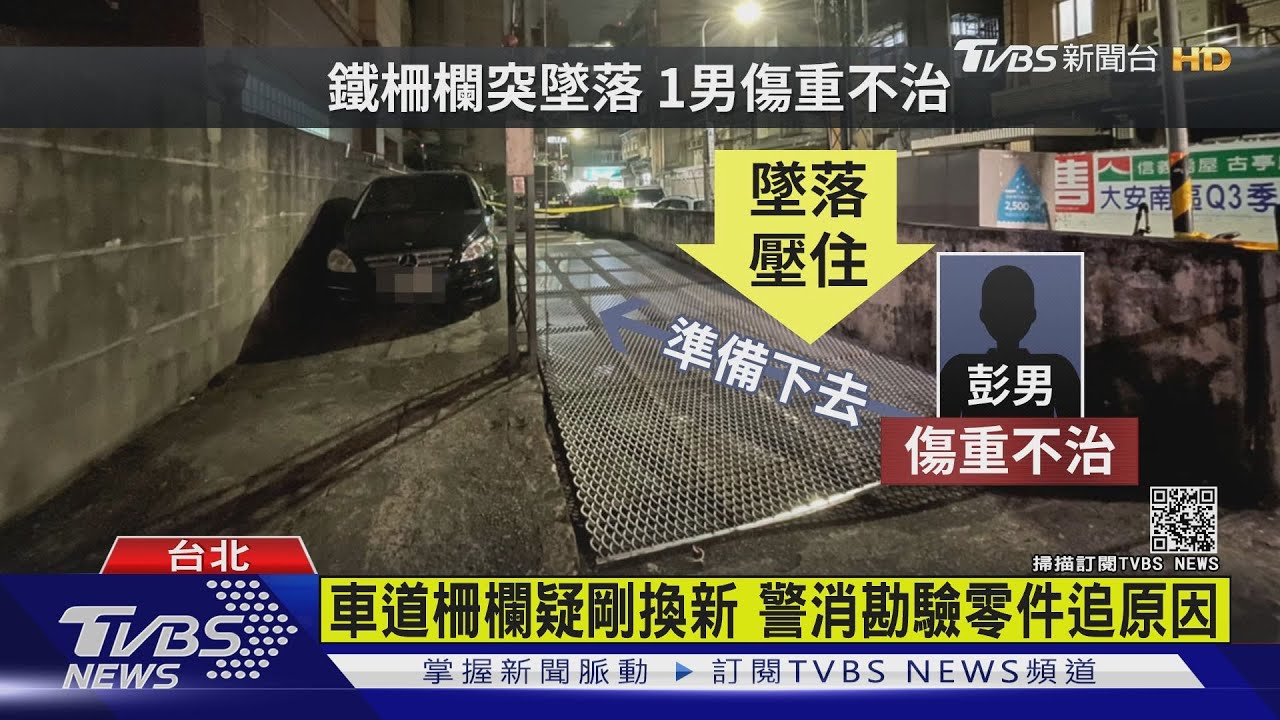 師大商圈車道柵欄突墜 住戶遭重壓不治
