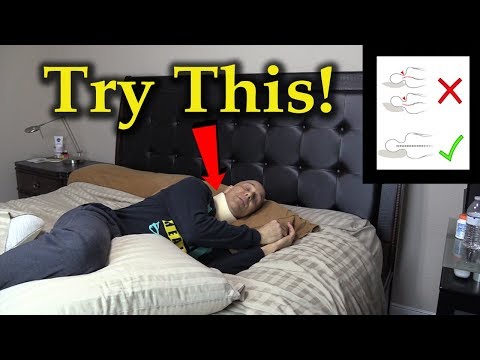 Your Sleeping Solution to Neck Pain (Arthritis, Disc Herniation, Spondylosis) - Dr Alan Mandell, DC