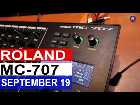 Roland MC707 Groovebox | Roland 1909 Launches