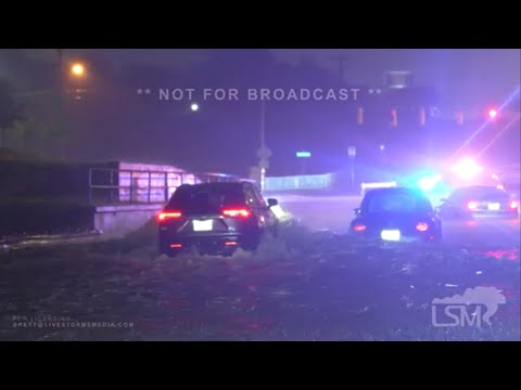 08-22-2022 - 8-23-2022 Fort Worth, Tx Significant flash flooding- streets flooded