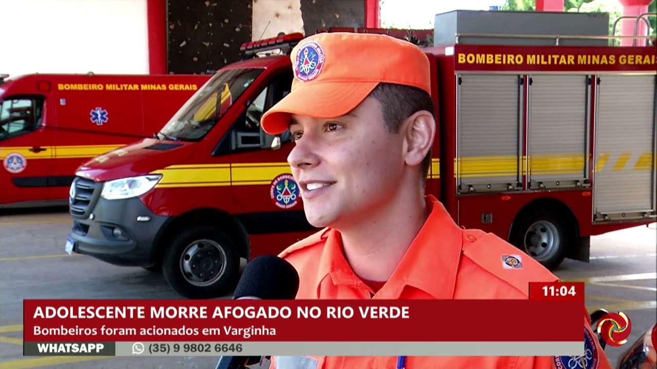 Adolescente morre afogado em Varginha