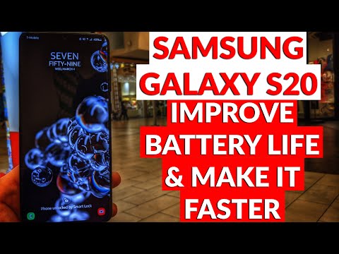 Samsung Galaxy S20 How To Improve Battery Life & Make It Faster (Tips & Tricks)