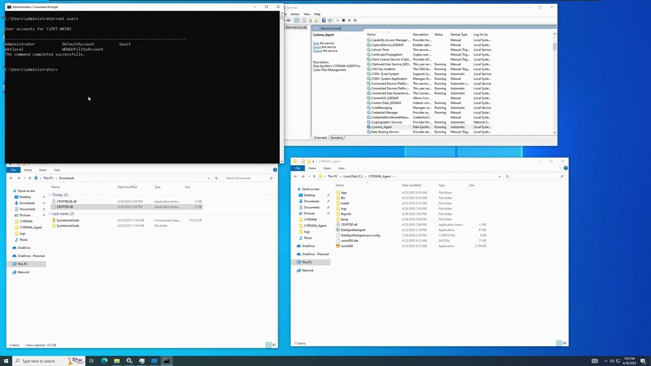 CYRISMA Sensor Version 2.5 - DLL Hijacking