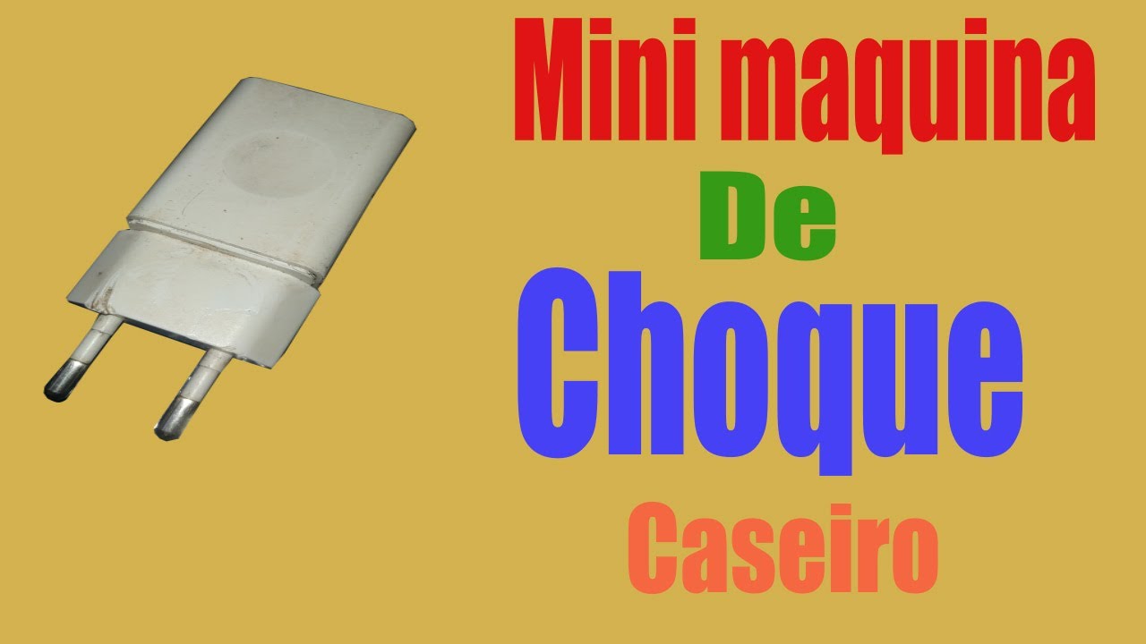 Como fazer mini maqina de dar choque (Não letal)