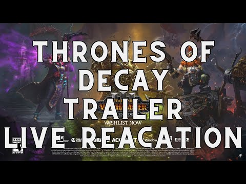 Thrones of decay Anoucment Trailer Live Reaction