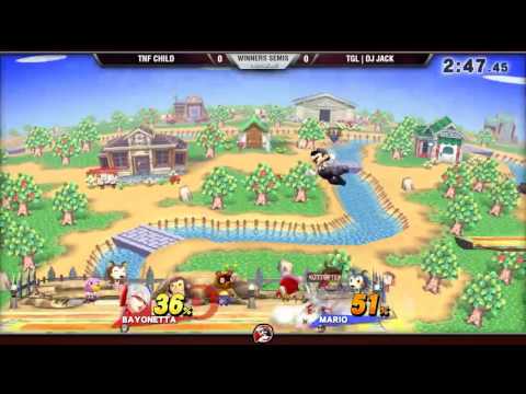 VS Weekly 8/18/16 - Winners Semis -  Child (Bayonetta) vs. DJ Jack (Mario) - Smash 4