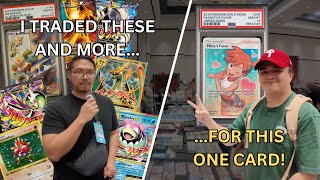 Trading a PILE of My Cards for ONE High-End Trainer PSA 10 | Summer Poke Bash Day 2 (Vendor POV)