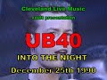 UB40 Wear You To The Ball Kingston Town Into The Night 12 25 90 Part 1 Of 2