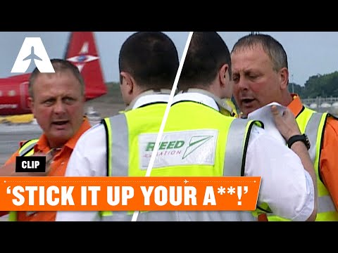 Ground Staff Clash Sparks Scene in Front of Passengers | Airline S3 10 | Clip