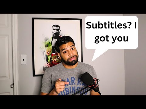 How to Put English Subtitles on a YouTube Video in Another Language