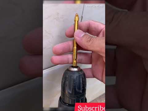 Drill Bits Set for Tile Glass Ceramic Brick Wood | Amzon Best Tools | How To Work