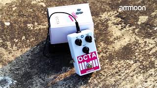 Video thumbnail for ammoon OCTA Electric Guitar Precise Polyphonic Octave Generator Effect Pedal by TOMTOP